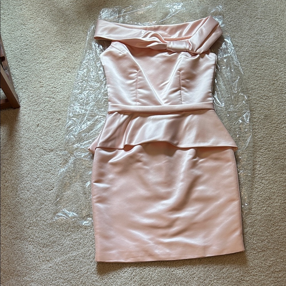 Off the Shoulder peplum top and skirt